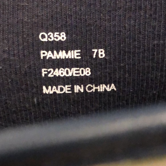 COACH Multi Stripe Mid Calf Rain Boots w Low Heel and Navy Lining Sz 7 - Picture 8 of 12